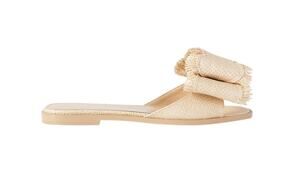 Mach & Mach Woven Beige Cadeau Raffia Sandals Size IT 41.5 / US US 11